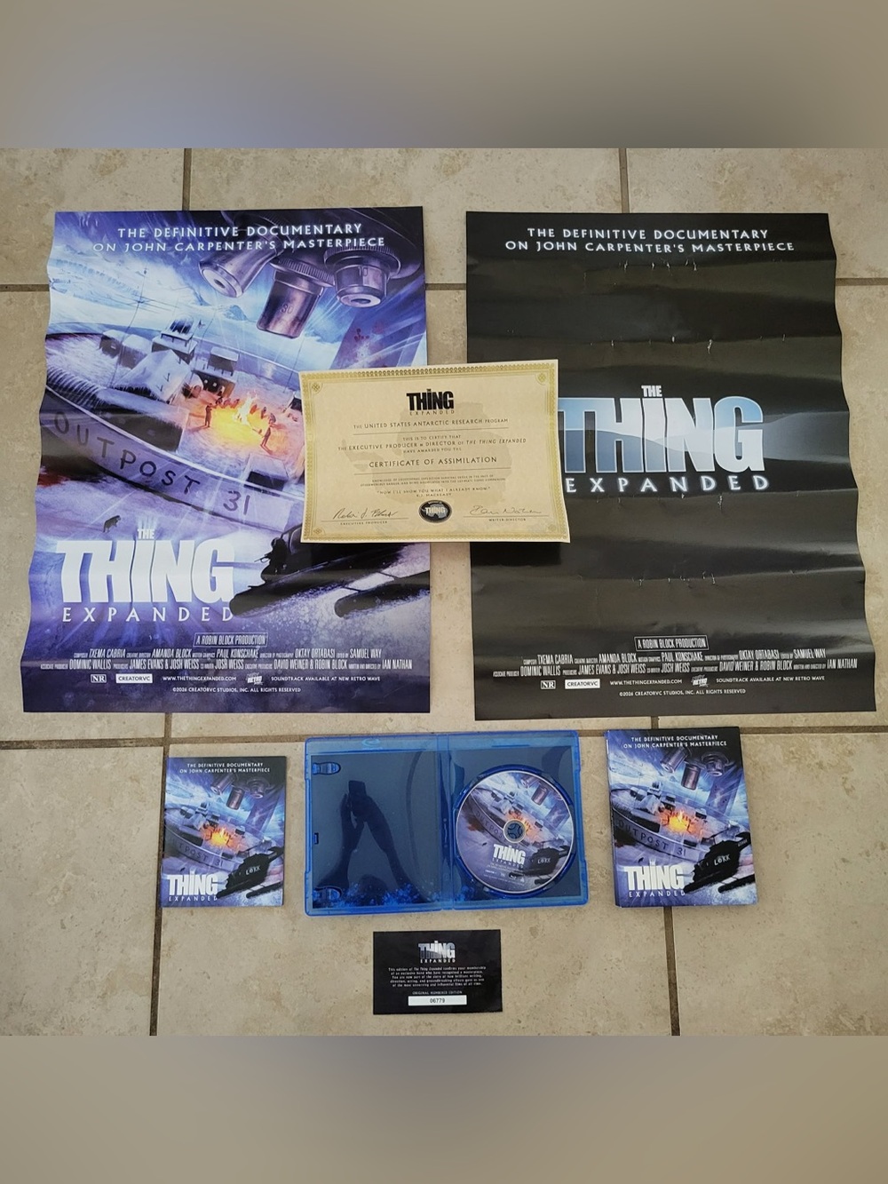 The Thing Expanded: THE ULTIMATE BLU-RAY with Slipcover + POSTER BUNDLE